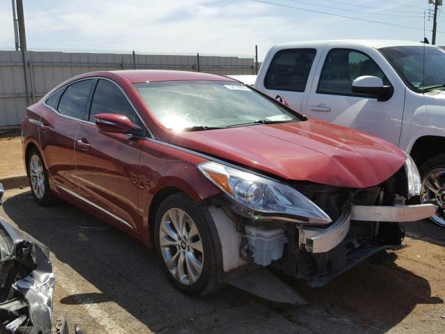 KMHFG4JG7CA126505 - 2012 HYUNDAI AZERA GLS RED photo 1