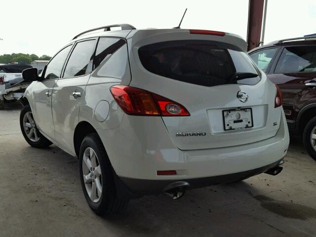 JN8AZ18U69W019285 - 2009 NISSAN MURANO S GOLD photo 3