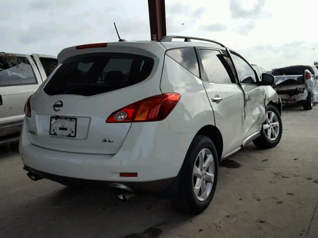 JN8AZ18U69W019285 - 2009 NISSAN MURANO S GOLD photo 4