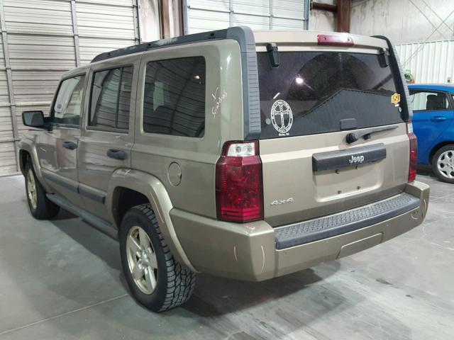 1J8HG48K06C173450 - 2006 JEEP COMMANDER GRAY photo 3