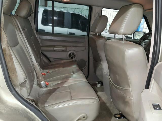 1J8HG48K06C173450 - 2006 JEEP COMMANDER GRAY photo 6