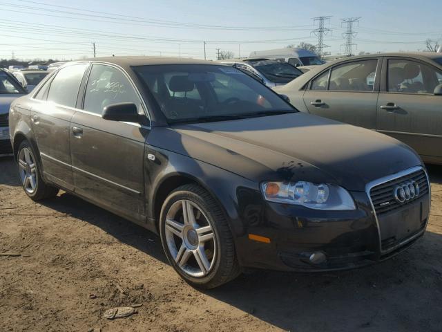 WAUDF78E97A064242 - 2007 AUDI A4 2.0T QU BLACK photo 1