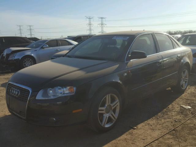 WAUDF78E97A064242 - 2007 AUDI A4 2.0T QU BLACK photo 2