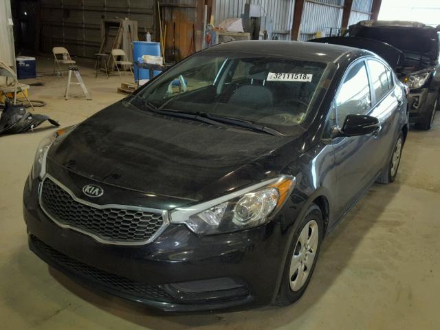 KNAFX4A64G5592609 - 2016 KIA FORTE LX BLACK photo 2