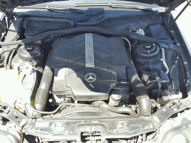 WDBPJ75J22A028092 - 2002 MERCEDES-BENZ CL 500 BLACK photo 7