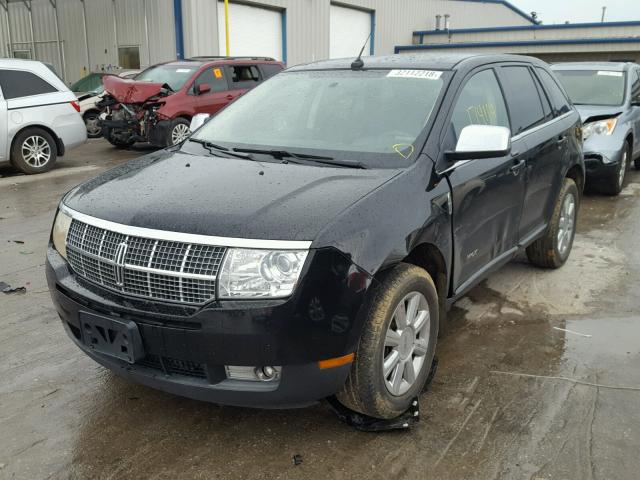 2LMDU88C48BJ24334 - 2008 LINCOLN MKX BLACK photo 2