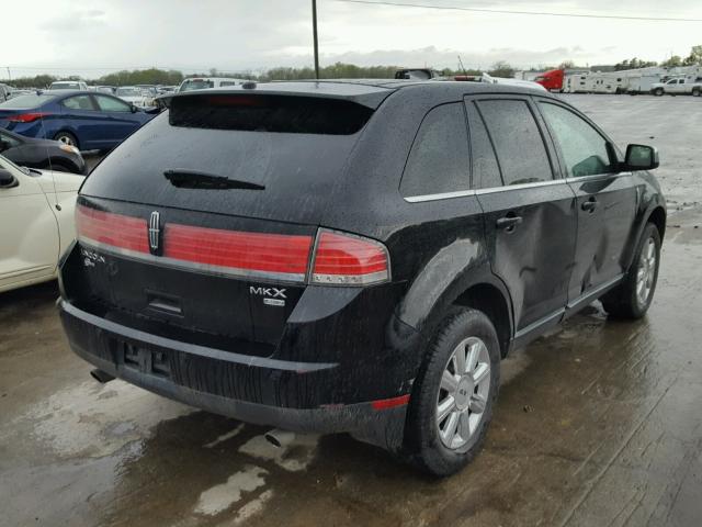 2LMDU88C48BJ24334 - 2008 LINCOLN MKX BLACK photo 4