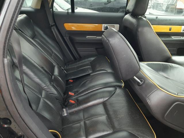 2LMDU88C48BJ24334 - 2008 LINCOLN MKX BLACK photo 6