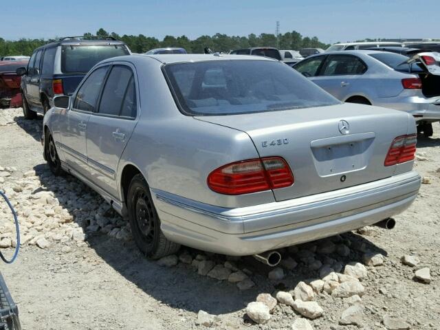 WDBJF70J71B210376 - 2001 MERCEDES-BENZ E 430 SILVER photo 3