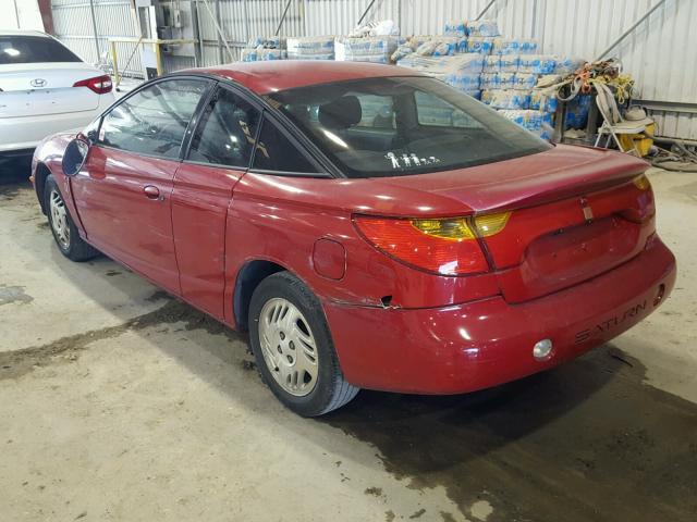 1G8ZR12781Z249912 - 2001 SATURN SC2 RED photo 3