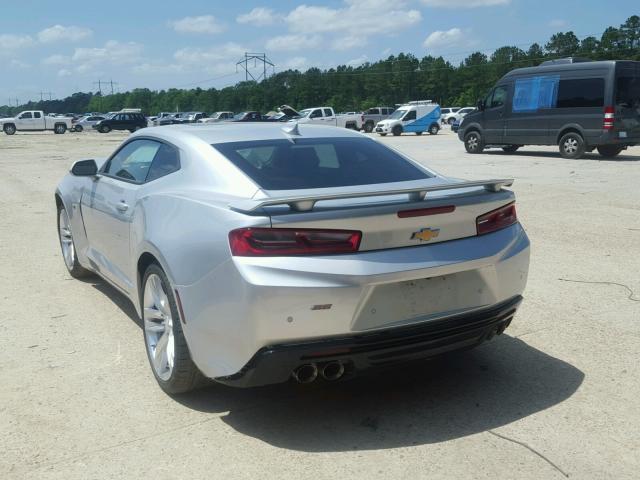 1G1FH1R72H0106575 - 2017 CHEVROLET CAMARO SS Plata foto 3