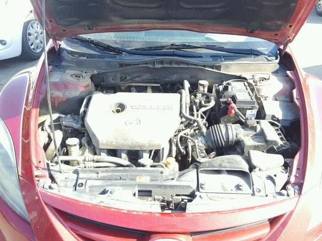 1YVHZ8BH3B5M16098 - 2011 MAZDA 6 I RED photo 7