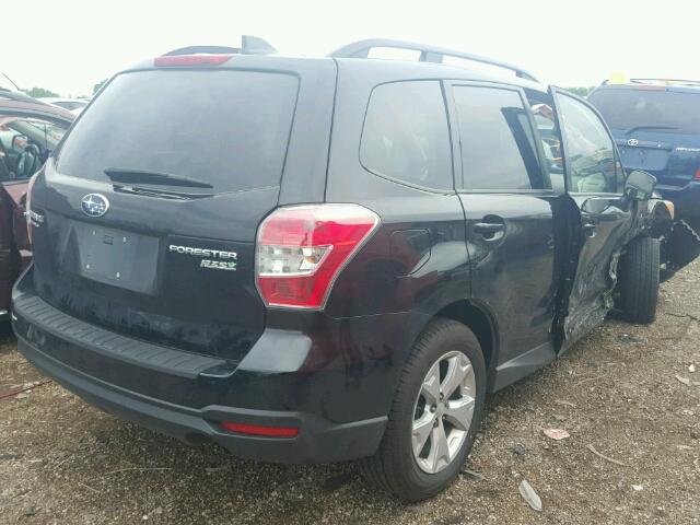 JF2SJADC5GH431723 - 2016 SUBARU FORESTER 2 BLACK photo 4
