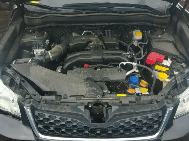 JF2SJADC5GH431723 - 2016 SUBARU FORESTER 2 BLACK photo 7