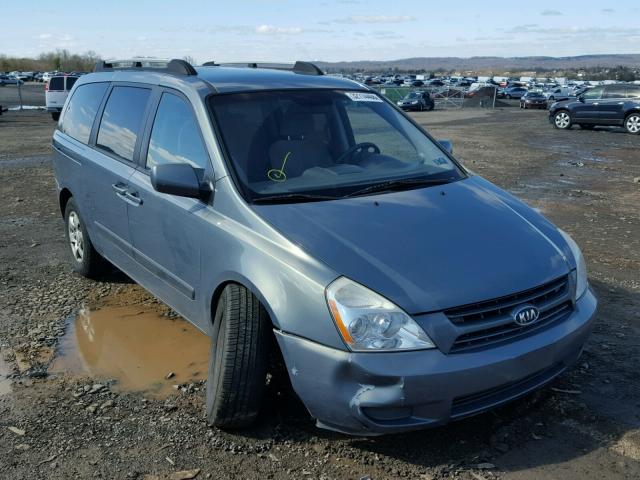 KNDMB233X86212393 - 2008 KIA SEDONA EX BLUE photo 1