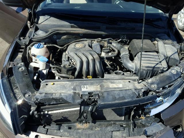 3VW2K7AJ5FM256477 - 2015 VOLKSWAGEN JETTA BASE 棕色 照片 7