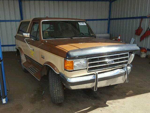 1FMEU15H2MLA37548 - 1991 FORD BRONCO U10 BROWN photo 1