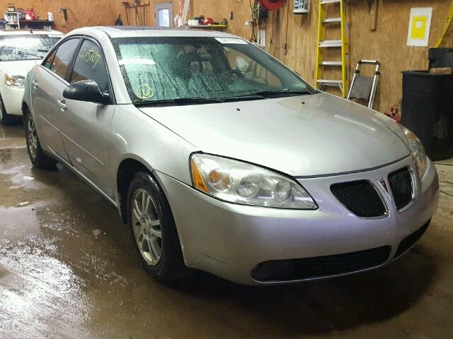 1G2ZG528854163065 - 2005 PONTIAC G6 SILVER photo 1