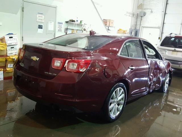 1G11F5SL3FF204104 - 2015 CHEVROLET MALIBU LTZ 栗色 照片 4