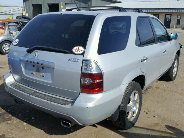 2HNYD18204H547218 - 2004 ACURA MDX SILVER photo 4