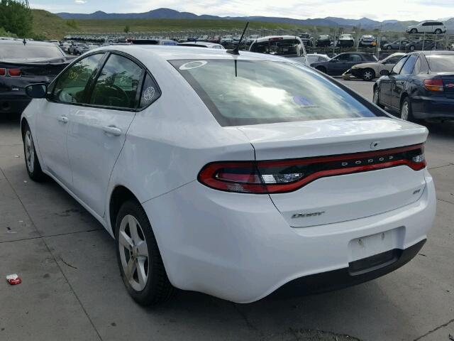 1C3CDFBBXFD415027 - 2015 DODGE DART SXT WHITE photo 3