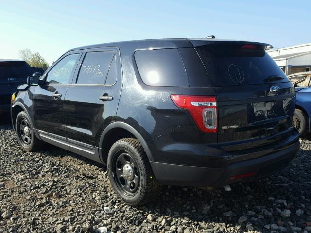 1FM5K8AR6EGC60330 - 2014 FORD EXPLORER P BLACK photo 3