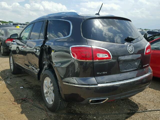 5GAKRAKD5FJ236118 - 2015 BUICK ENCLAVE BLACK photo 3