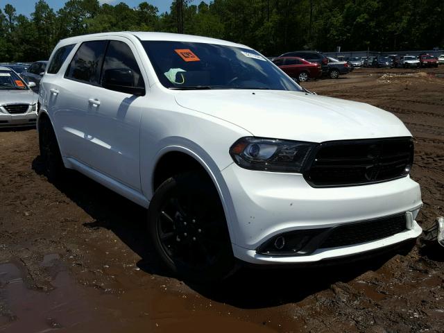 1C4RDHAG5JC197978 - 2018 DODGE DURANGO SX WHITE photo 1