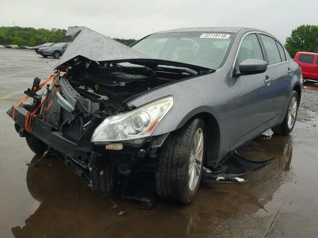 JN1CV6AP6BM503026 - 2011 INFINITI G37 BASE GRAY photo 2