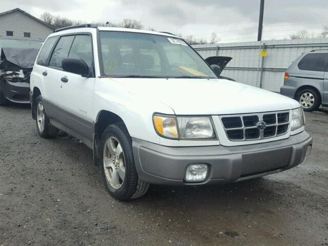 JF1SF6554XH730672 - 1999 SUBARU FORESTER S WHITE photo 1