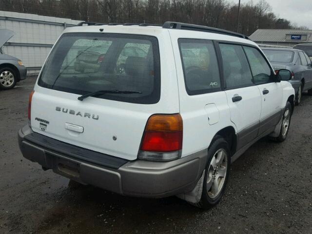 JF1SF6554XH730672 - 1999 SUBARU FORESTER S WHITE photo 4