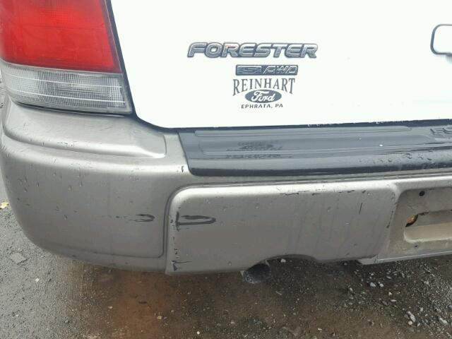JF1SF6554XH730672 - 1999 SUBARU FORESTER S WHITE photo 9