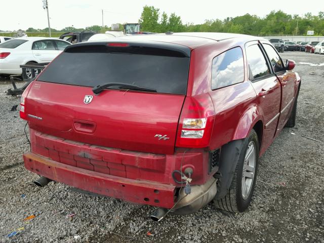 2D4GV572X6H537096 - 2006 DODGE MAGNUM R/T RED photo 4