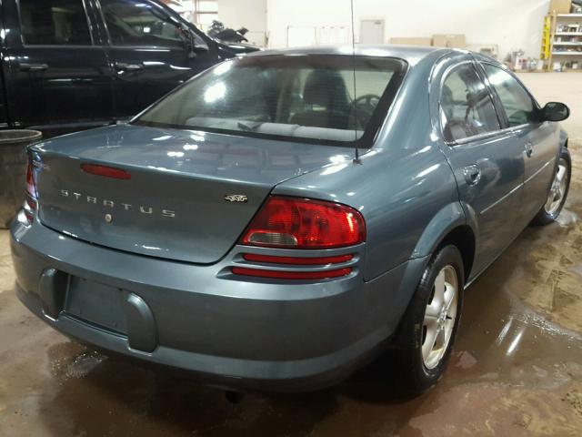 1B3EL46R16N239841 - 2006 DODGE STRATUS SX BLUE photo 4