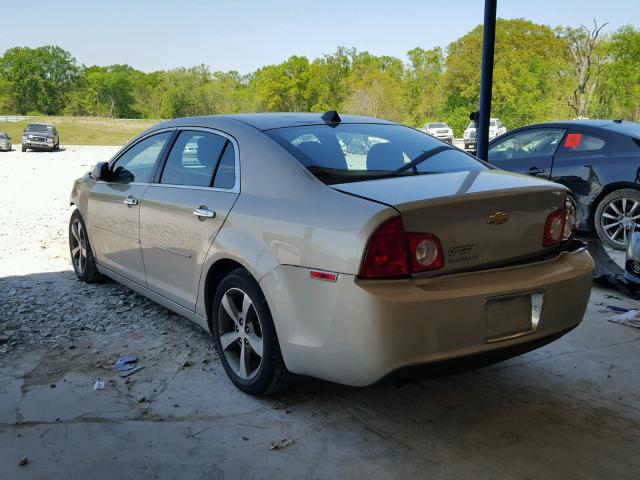 1G1ZC5E01CF322029 - 2012 CHEVROLET MALIBU 1LT 金色 照片 3
