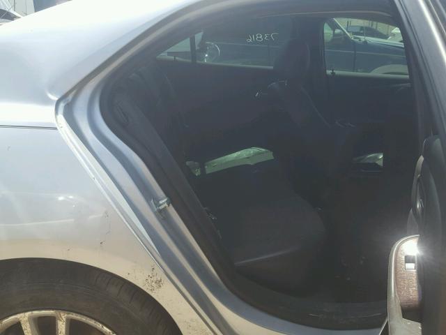 1G11D5SR1DF140782 - 2013 CHEVROLET MALIBU 1LT 银色 照片 6