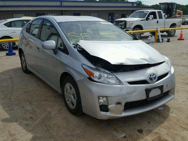 JTDKN3DU0A1171321 - 2010 TOYOTA PRIUS SILVER photo 1