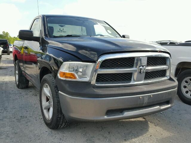 1D3HB16K39J522292 - 2009 DODGE RAM 1500 BLACK photo 1