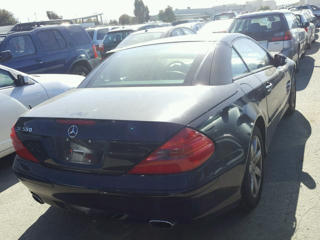 WDBSK75F03F032410 - 2003 MERCEDES-BENZ SL 500R BLACK photo 4