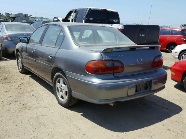 1G1NE52J53M676671 - 2003 CHEVROLET MALIBU LS ნაცრისფერი ფოტო 3