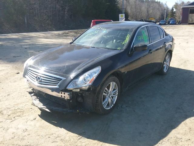 JN1CV6AR0FM522422 - 2015 INFINITI Q40 BLACK photo 2