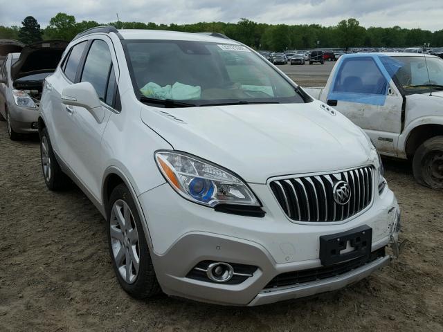 KL4CJDSB4EB773317 - 2014 BUICK ENCORE PRE WHITE photo 1