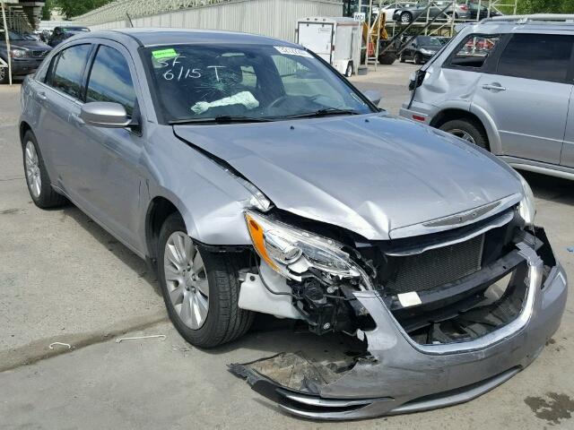 1C3CCBAB7DN686776 - 2013 CHRYSLER 200 LX GRAY photo 1