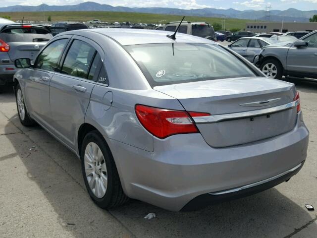 1C3CCBAB7DN686776 - 2013 CHRYSLER 200 LX GRAY photo 3