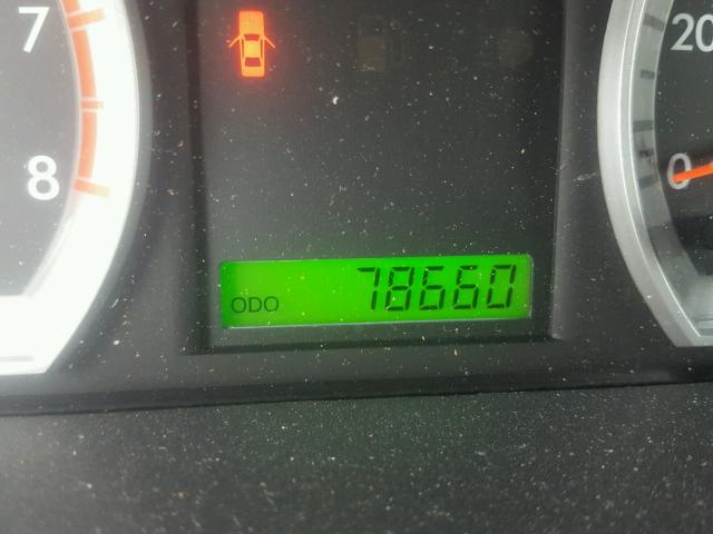 KL1TD5DE1AB100075 - 2010 CHEVROLET AVEO LS RED photo 8