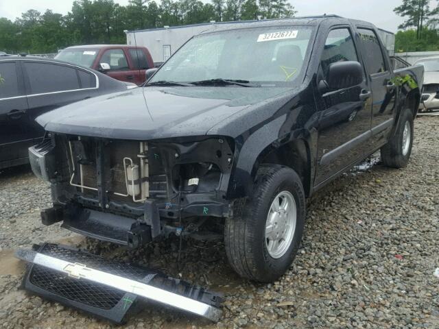 1GCCS139578225338 - 2007 CHEVROLET COLORADO BLACK photo 2