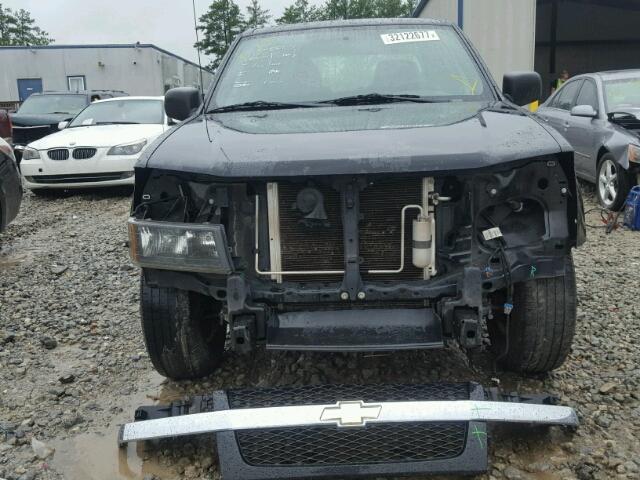 1GCCS139578225338 - 2007 CHEVROLET COLORADO BLACK photo 9