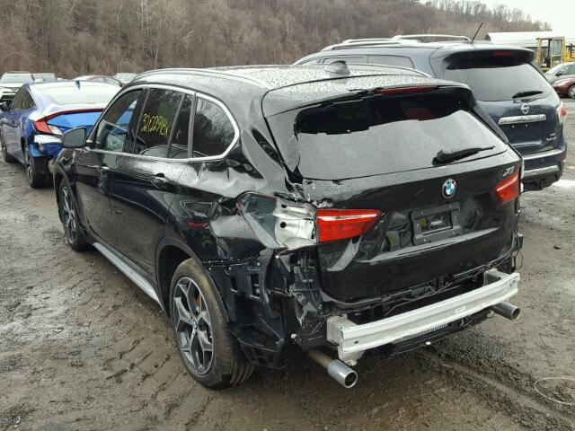 WBXHT3C3XJ5F89120 - 2018 BMW X1 XDRIVE2 Noir photo 3