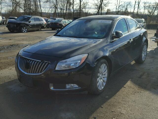 2G4GS5EV1D9217753 - 2013 BUICK REGAL PREM BLACK photo 2