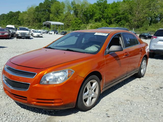 1G1ZA5EU4CF147977 - 2012 CHEVROLET MALIBU LS ნარინჯისფერი ფოტო 2